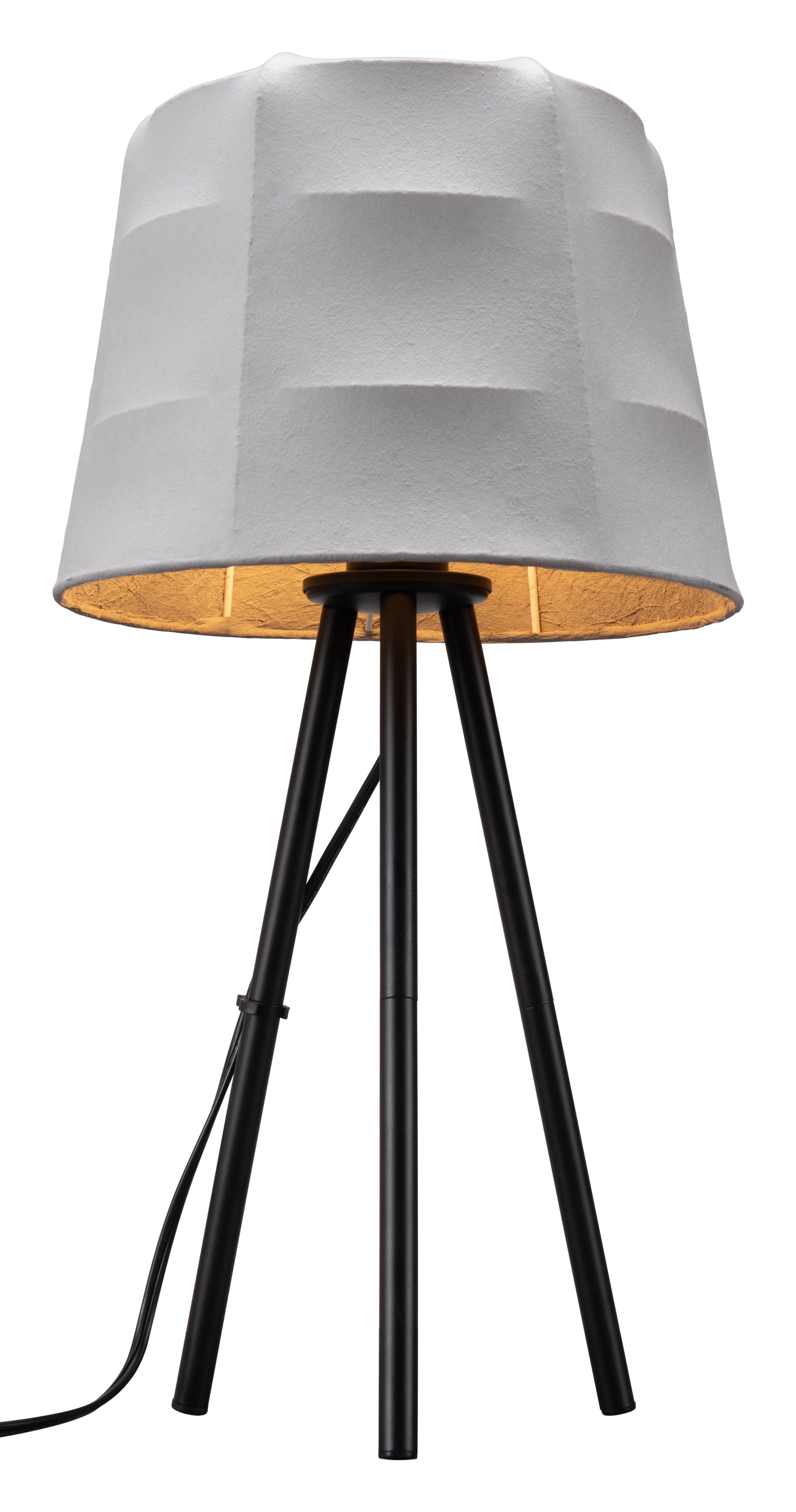 Mozzi Table Lamp Gray & Black style shot 2