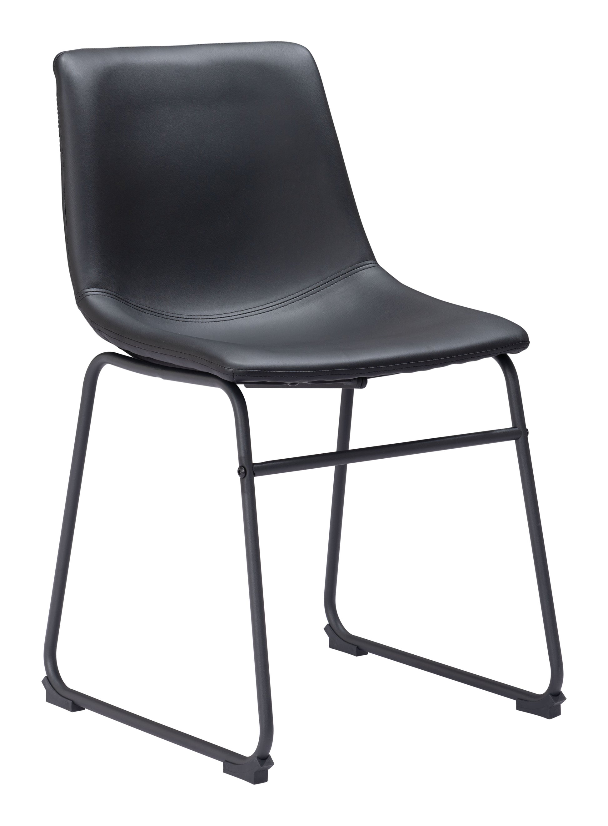 Smart Dining Chair (Set of 2) Black style shot 2