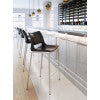 Ace Barstool (Set of 2) Black & Silver style shot 1