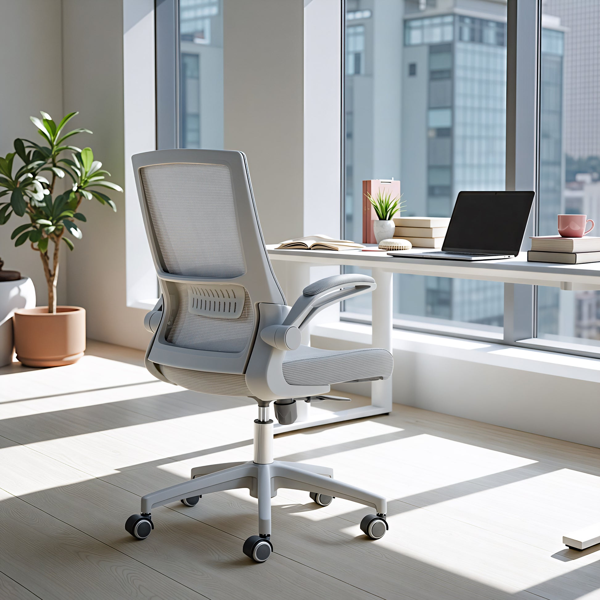 Pater Office Chair Gray style shot 1