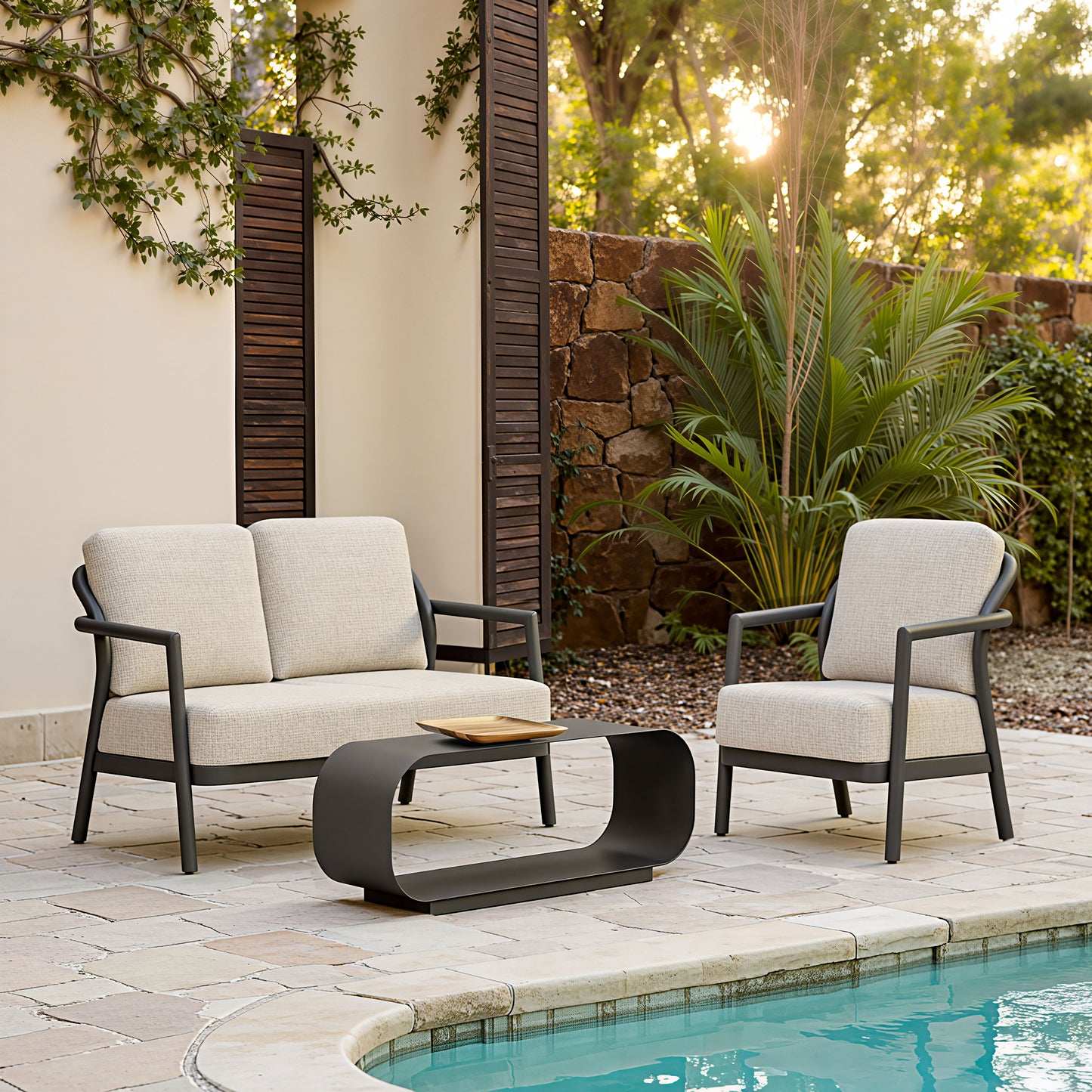 Rein Accent Chair Beige