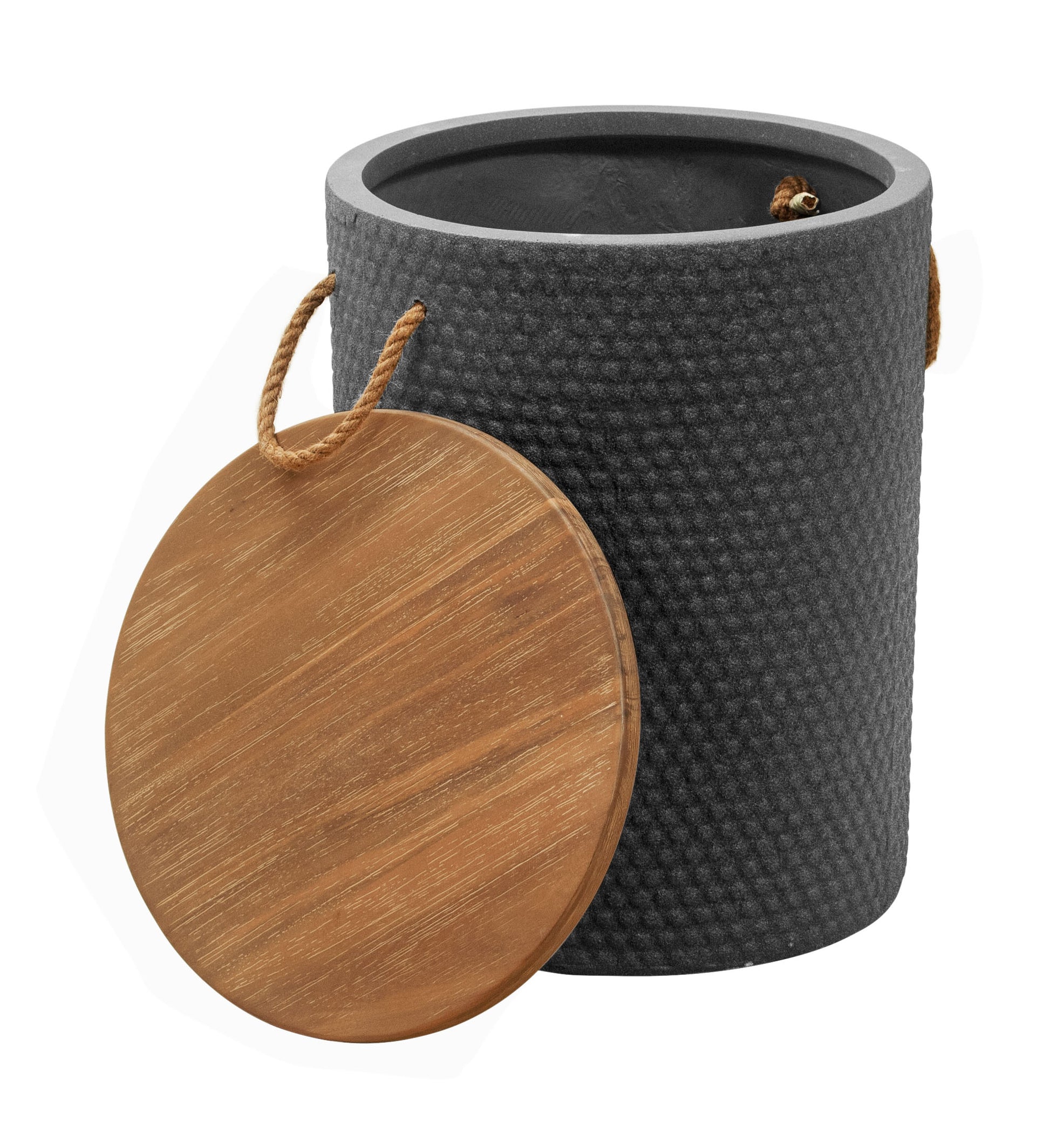 Beban Side Table Natural & Black style shot 2