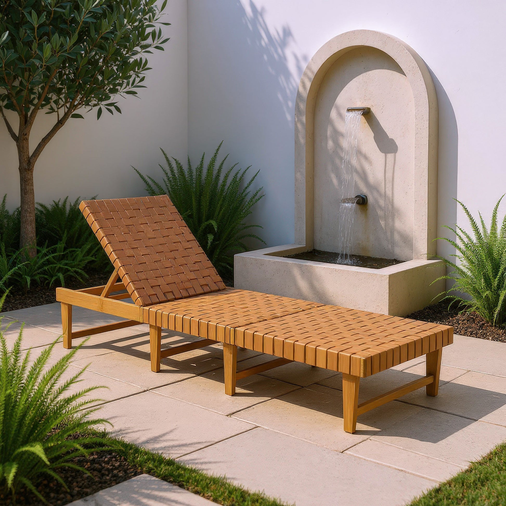 Breath Chaise Lounge Brown style shot 1