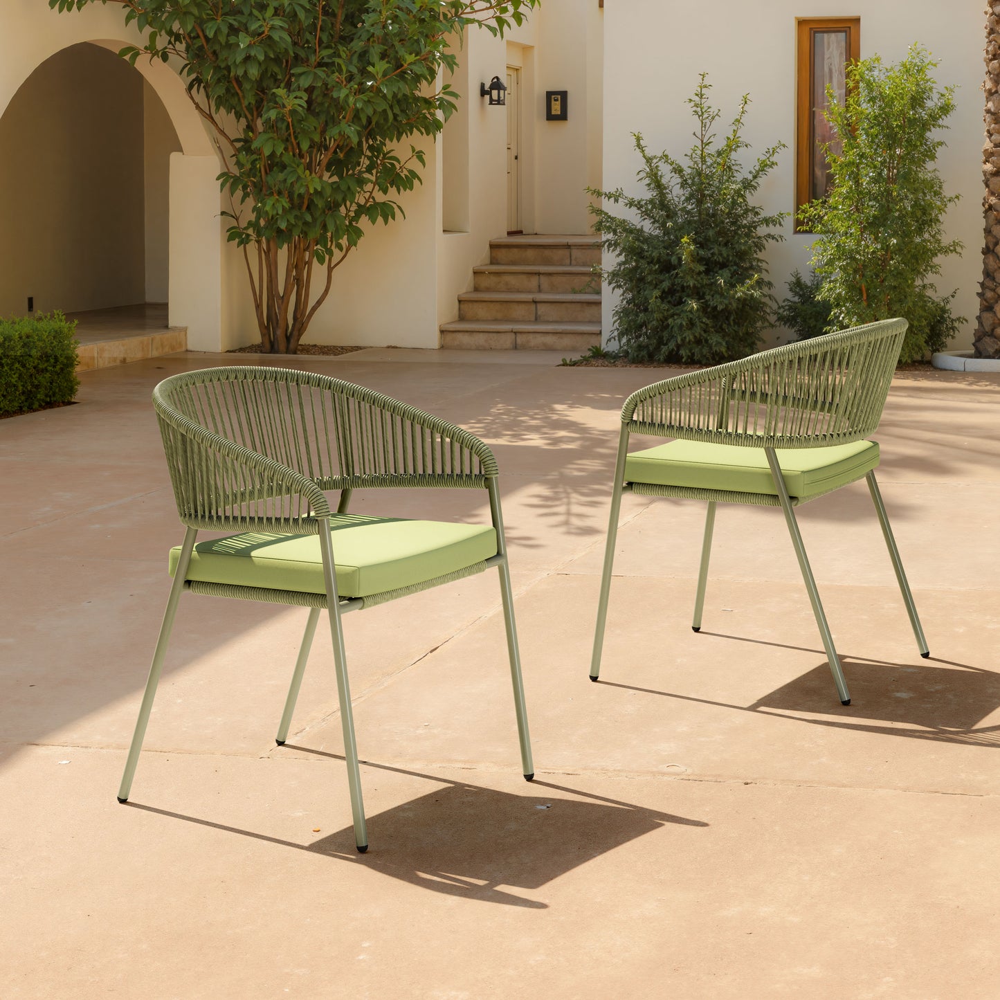 Skye Dining Chair (Set of 2) Green