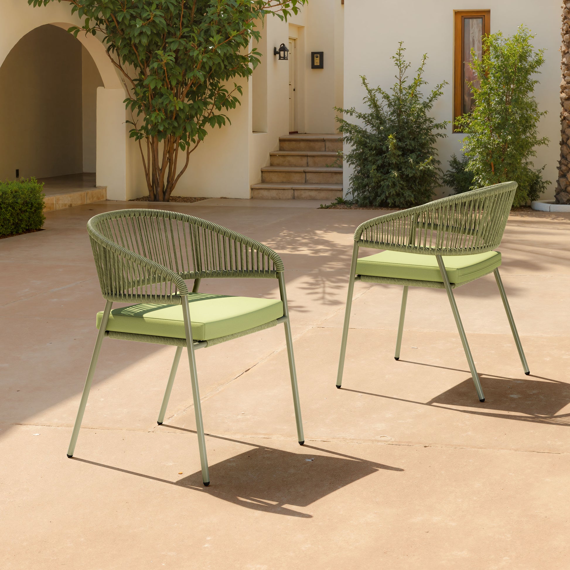 Skye Dining Chair (Set of 2) Green