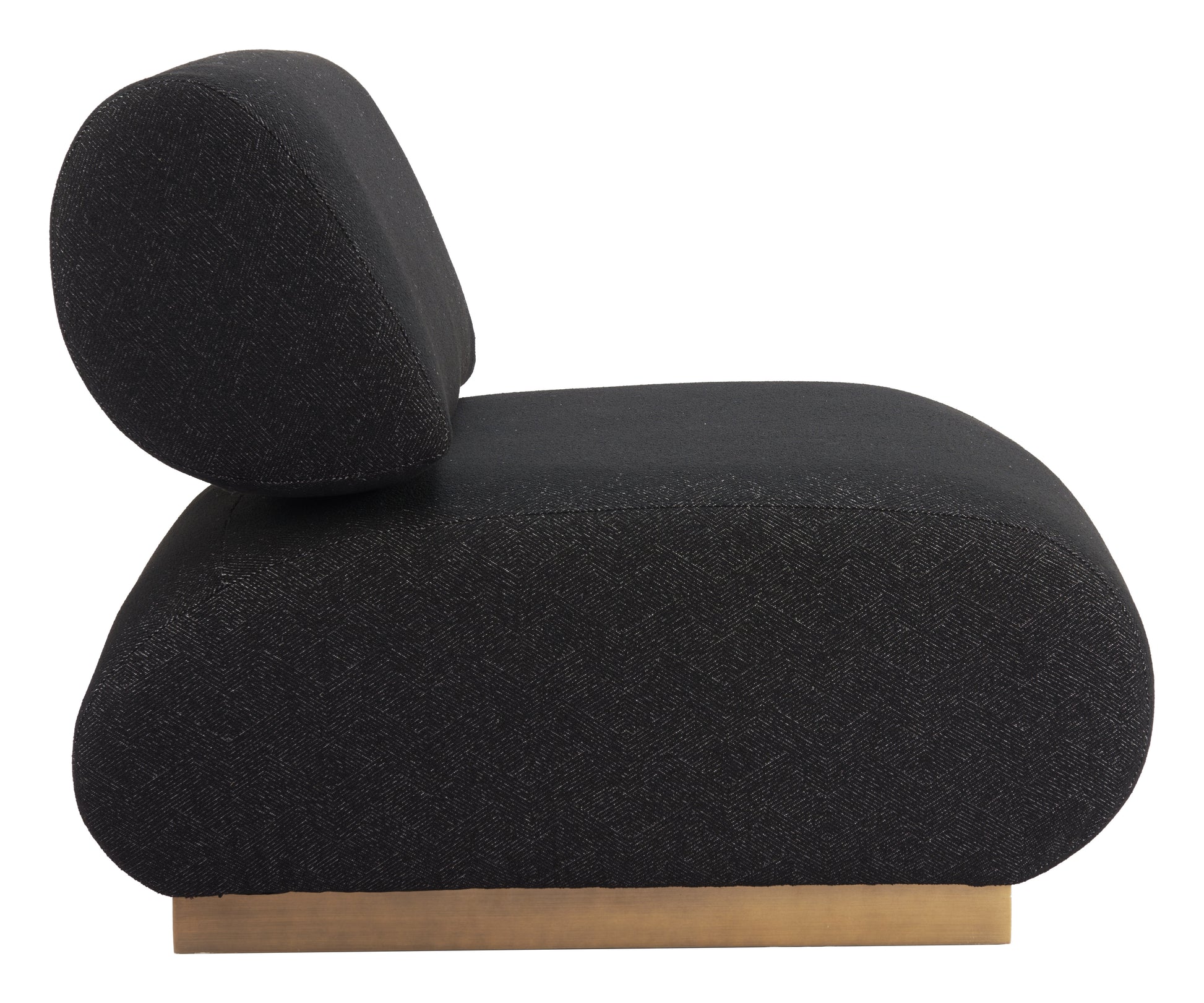 Barsa Accent Chair Black style shot 1