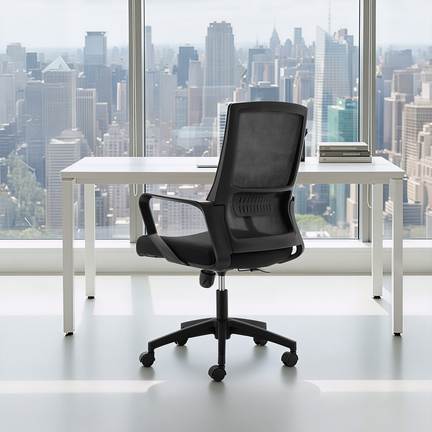 Jett Low Back Office Chair Black style shot 1