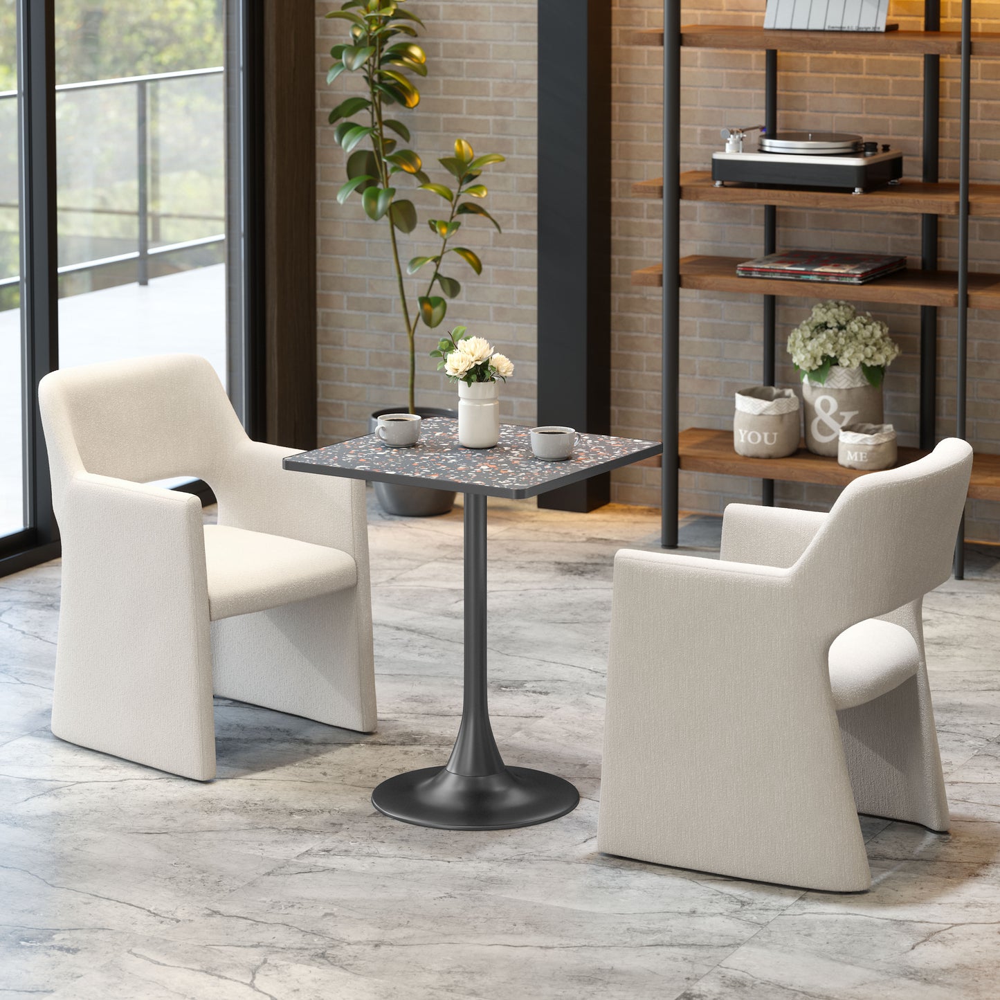 Spot Bistro Table Black style shot 1