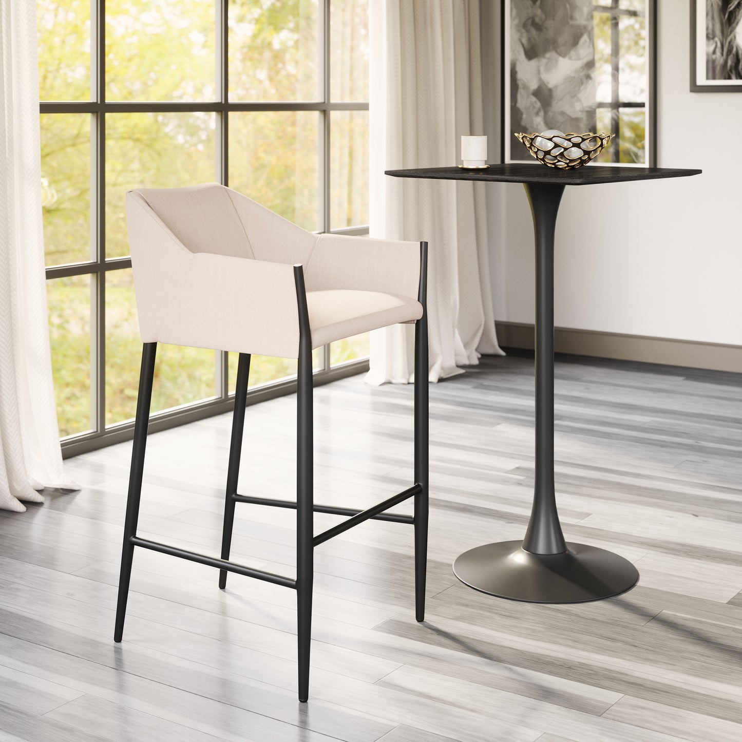 Andover Barstool Beige