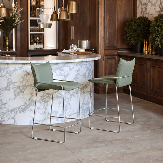 Pola Counter Stool Green