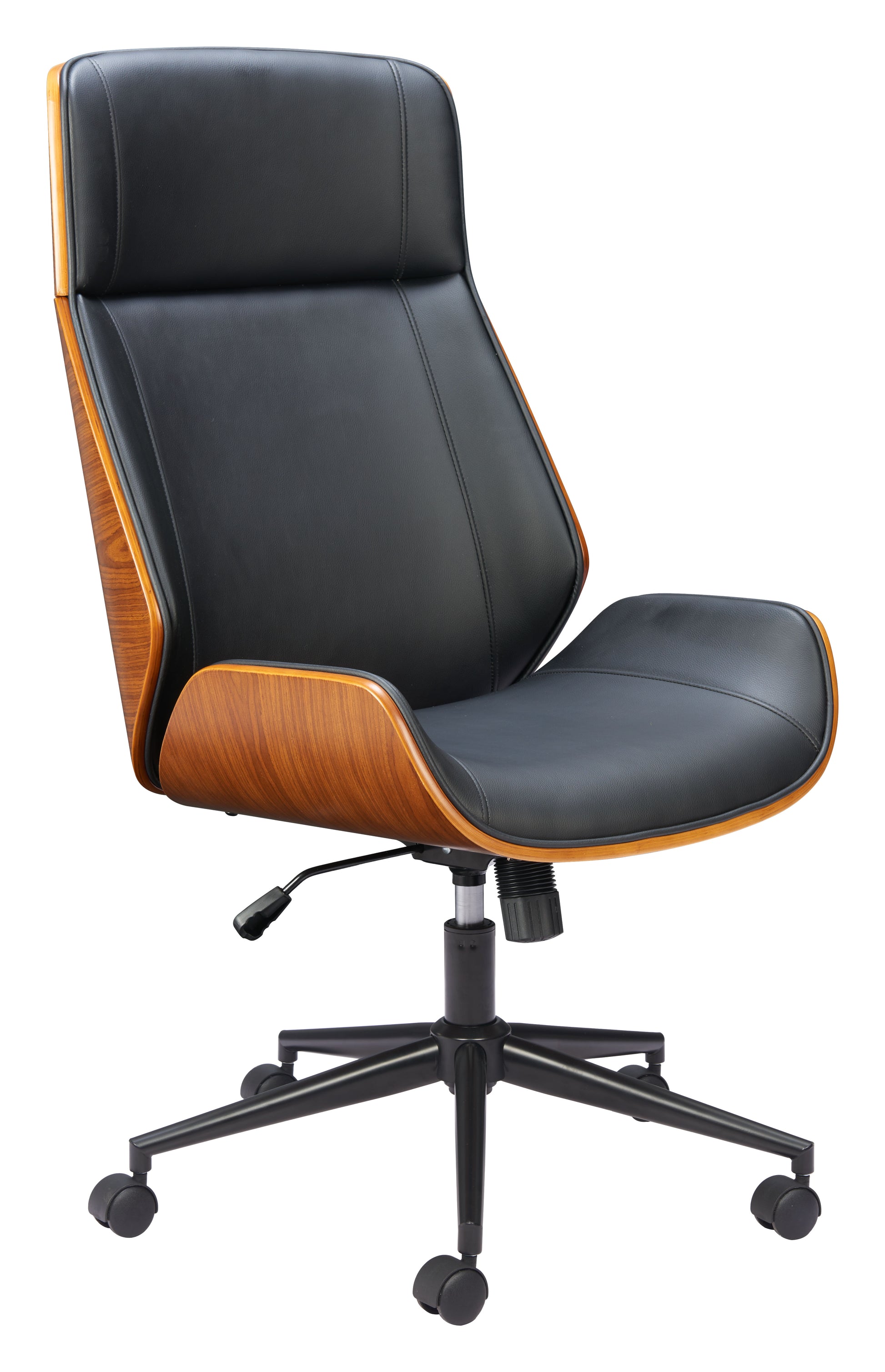 Flex High Back Office Chair Black style shot 1