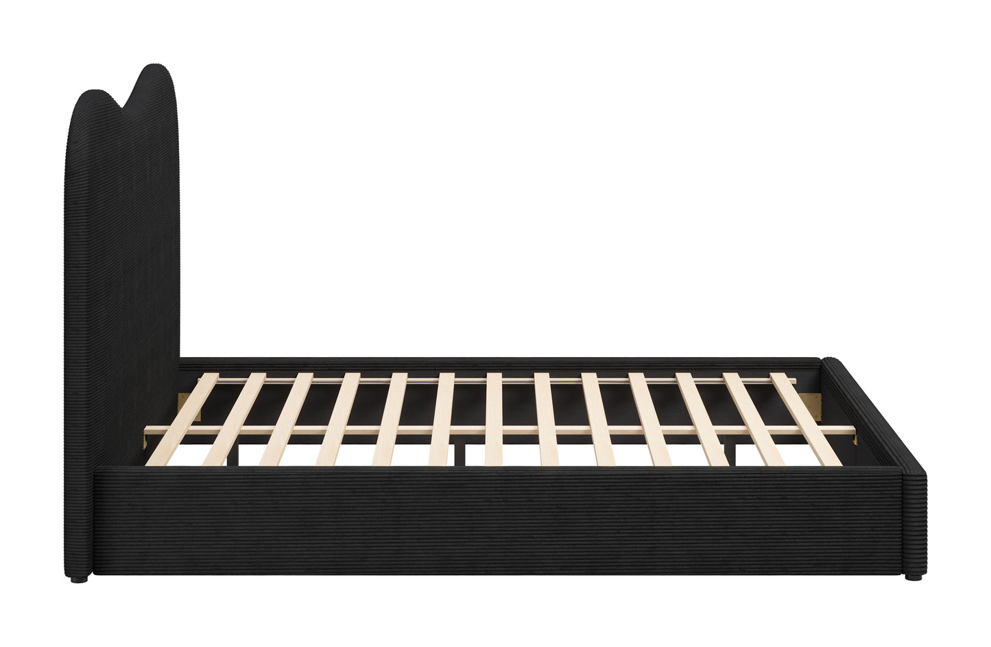 Sele Queen Bed Black style shot 1