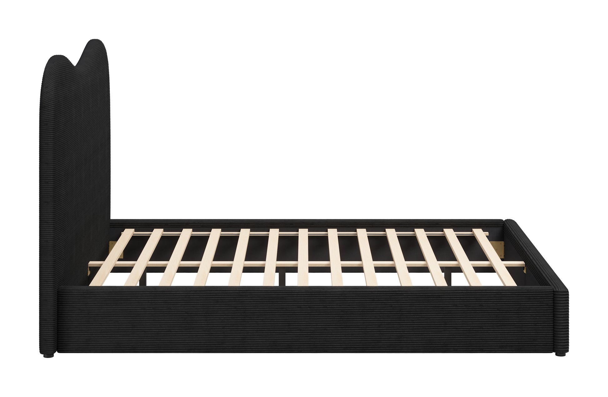 Sele Queen Bed Black style shot 1