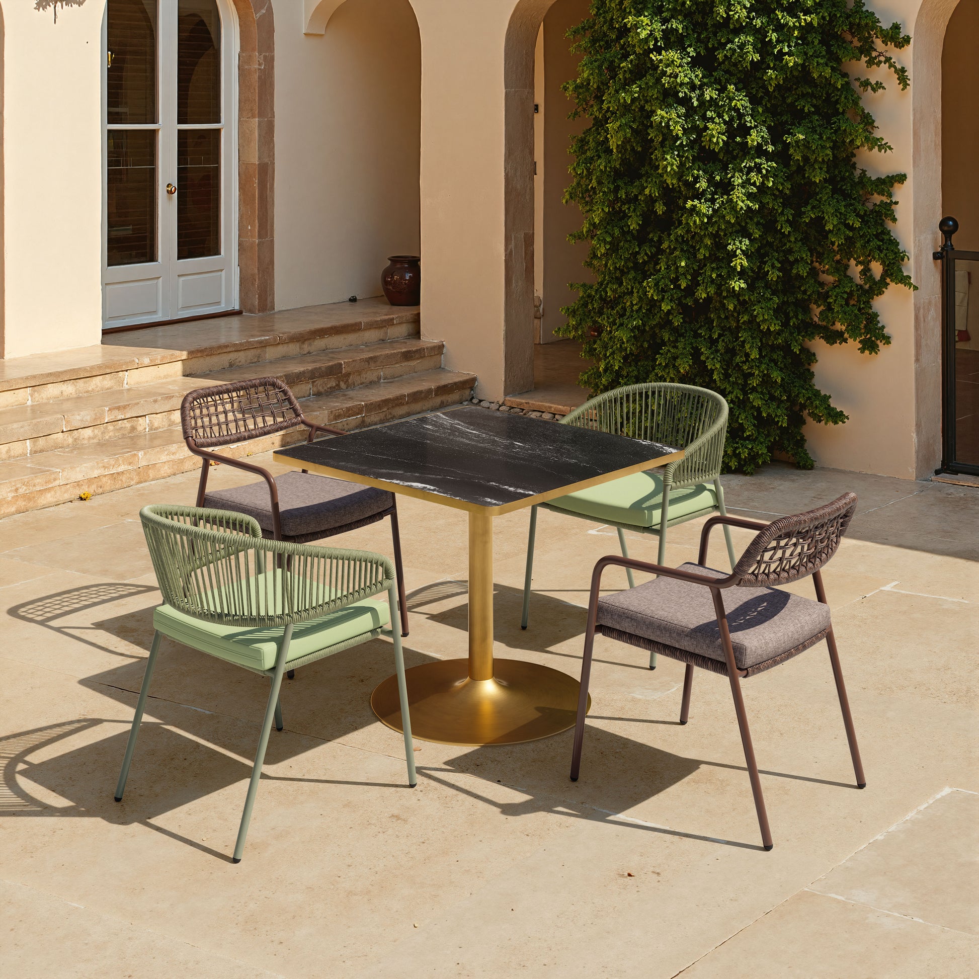 Rio Dining Chair (Set of 2) Brown style shot 2