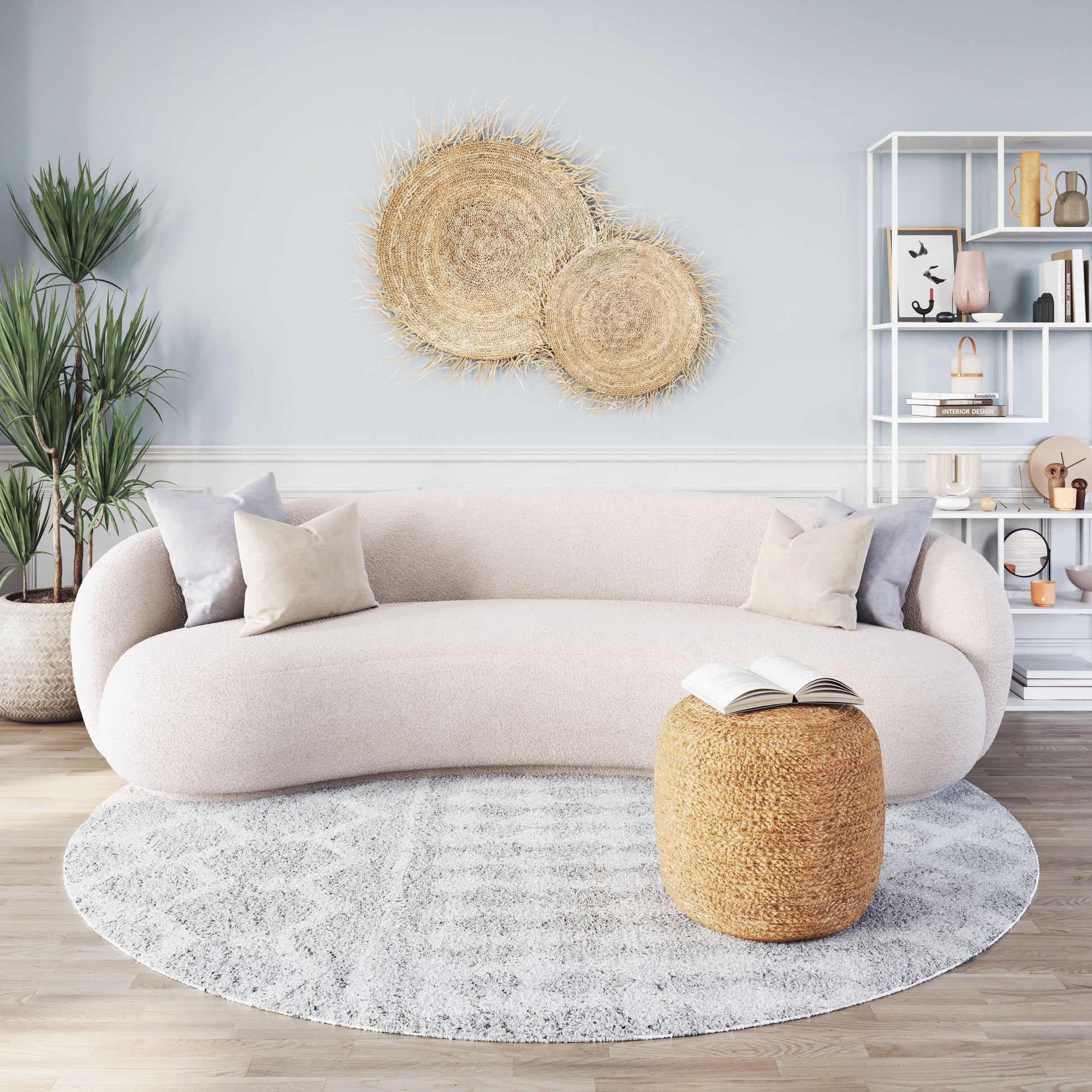 Tibet Sofa Cream style shot 1
